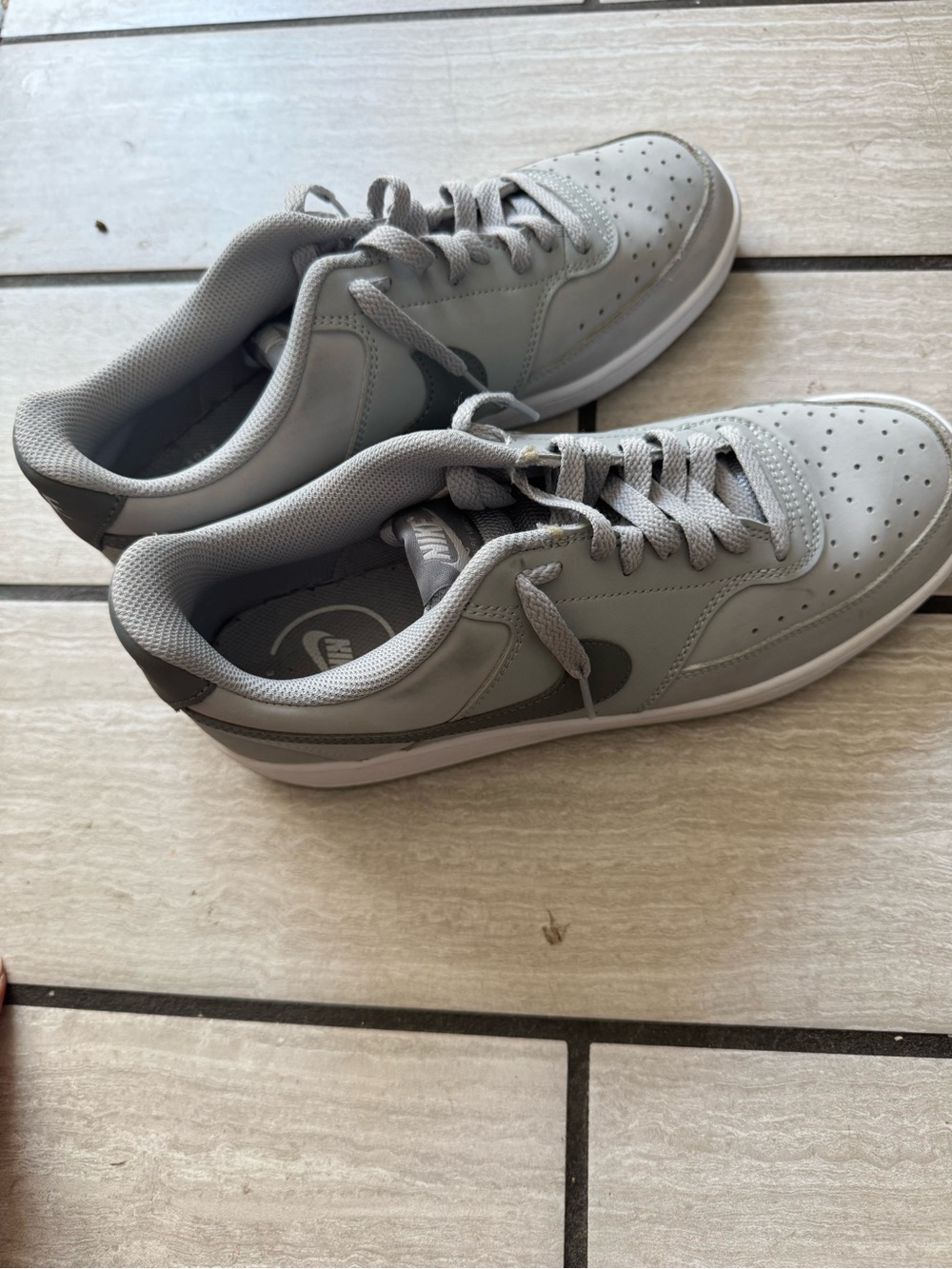 Nike Men’s Light Gray Low-Top Sneakers